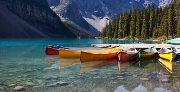 Jezero Moraine u Kanadi