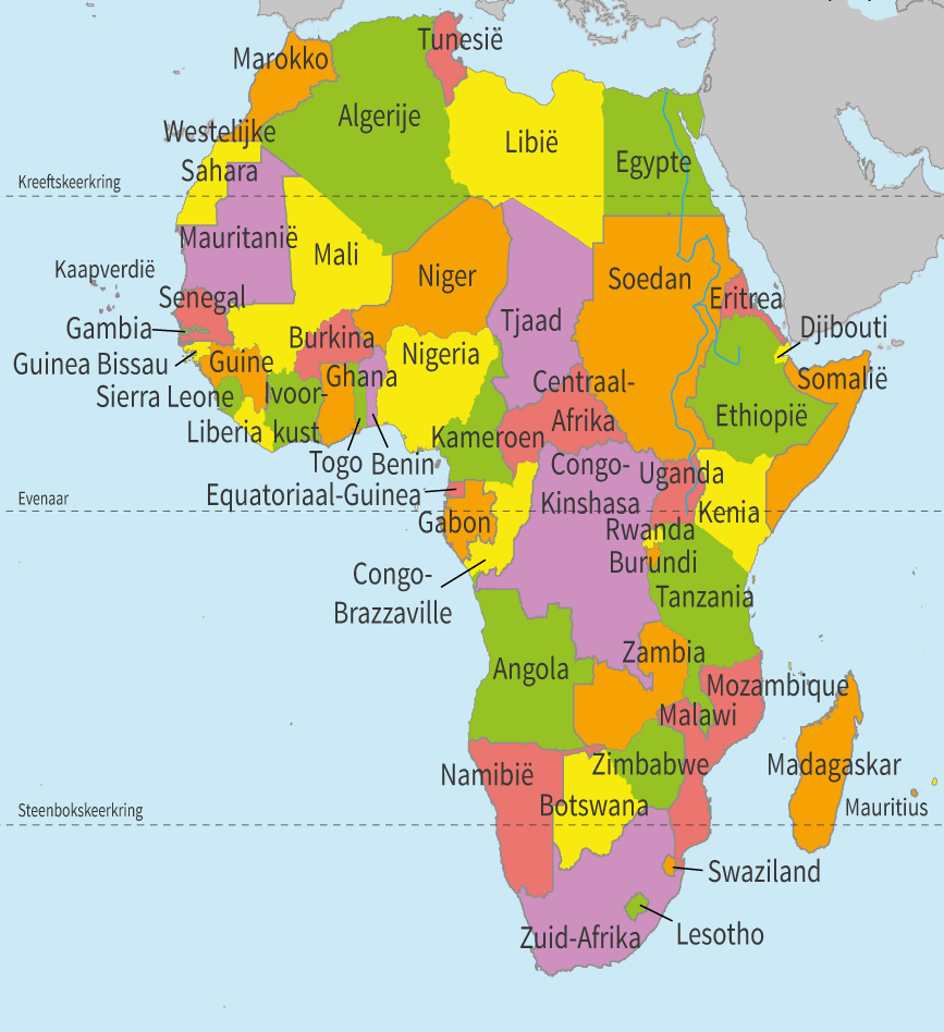 Landen Afrika 