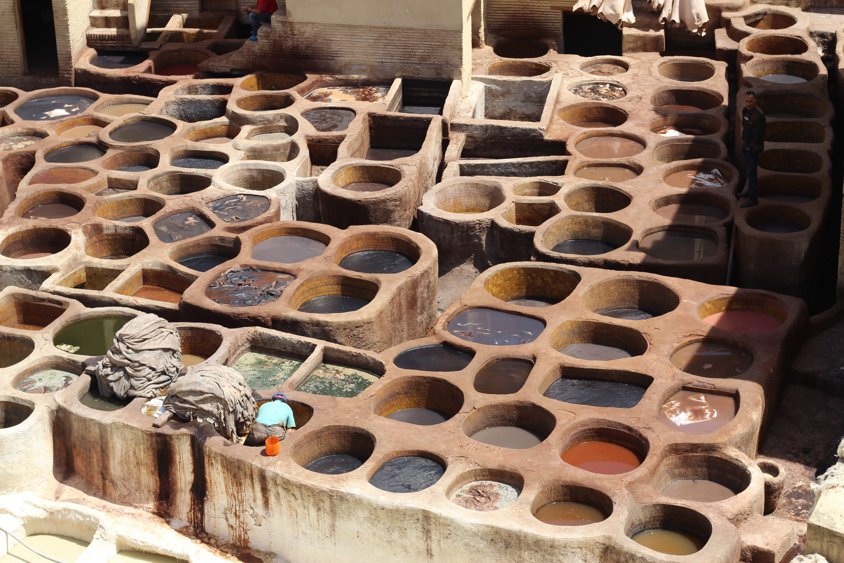 Les tanneries à Fès - Maroc