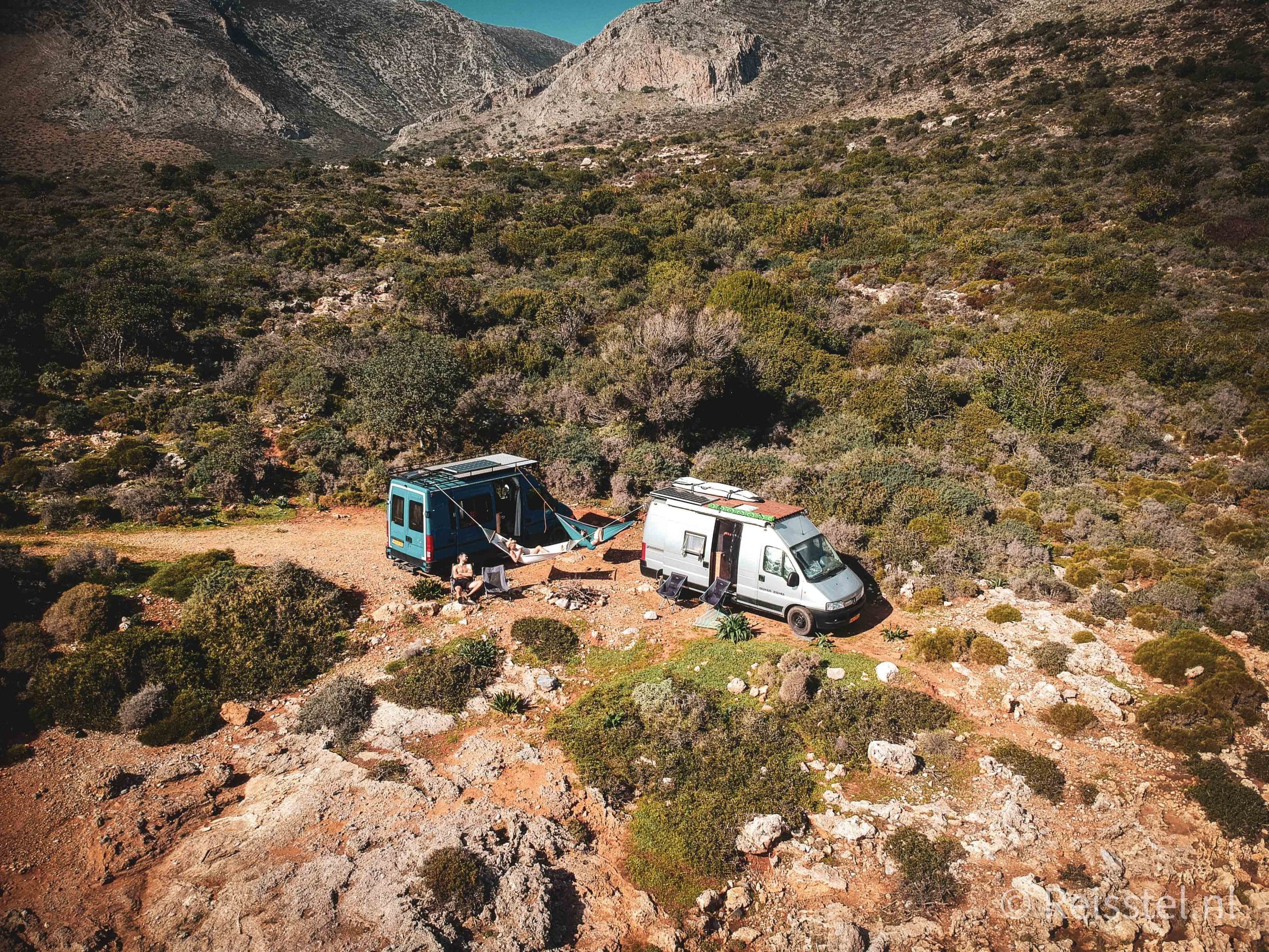 kampeer opties camper vanlife