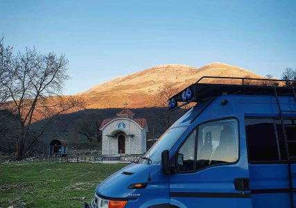 vanlife camping albanien