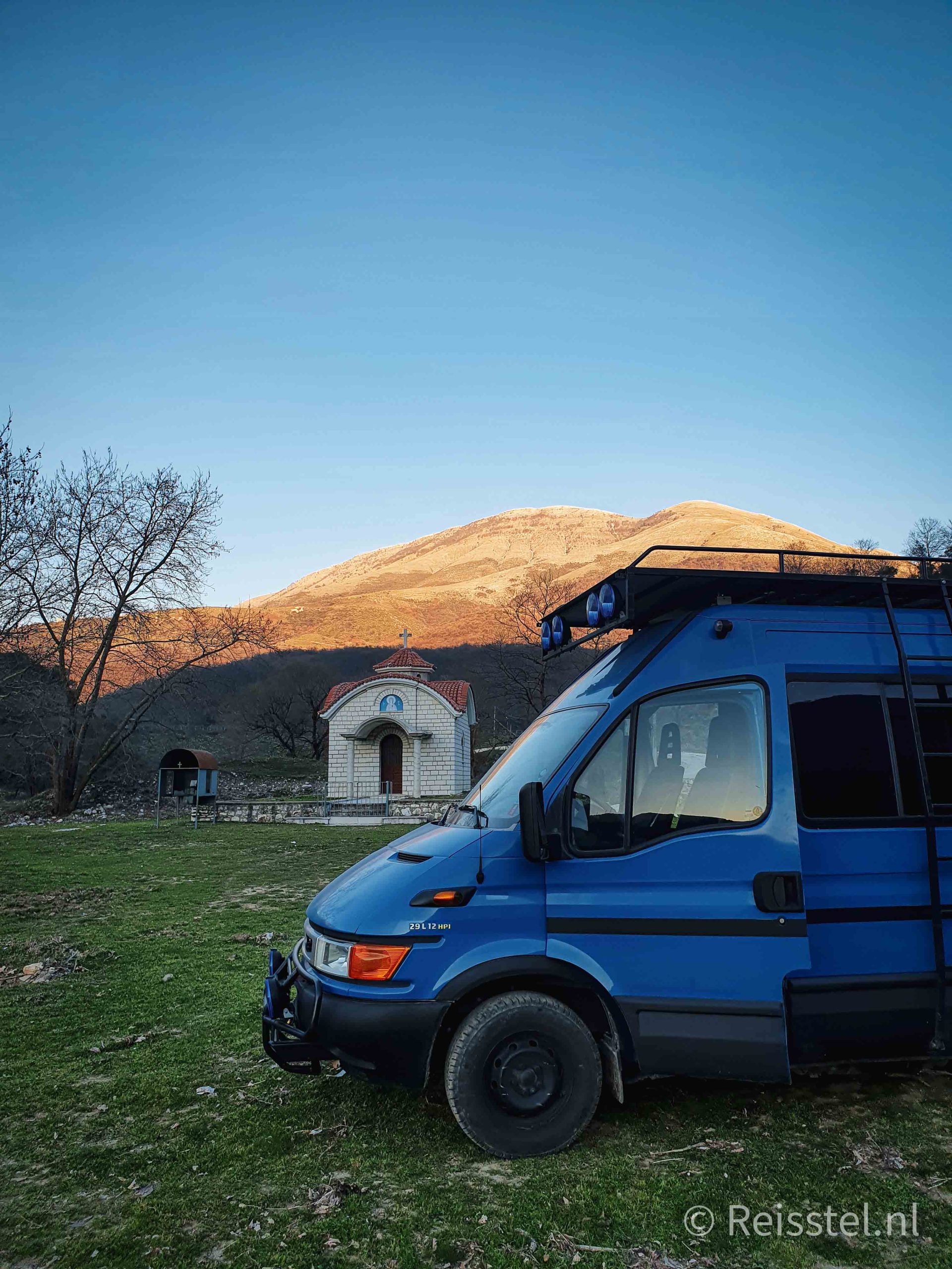 vanlife kampeer albanië