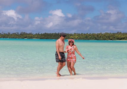 Lagune Aitutaki Bryllupsreise Island