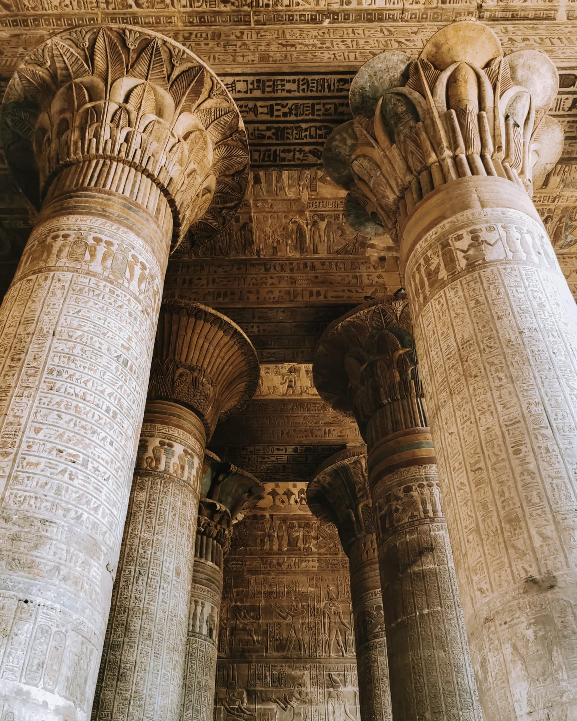 Zuilen in de Esna Tempel | Nijlcruise Egypte