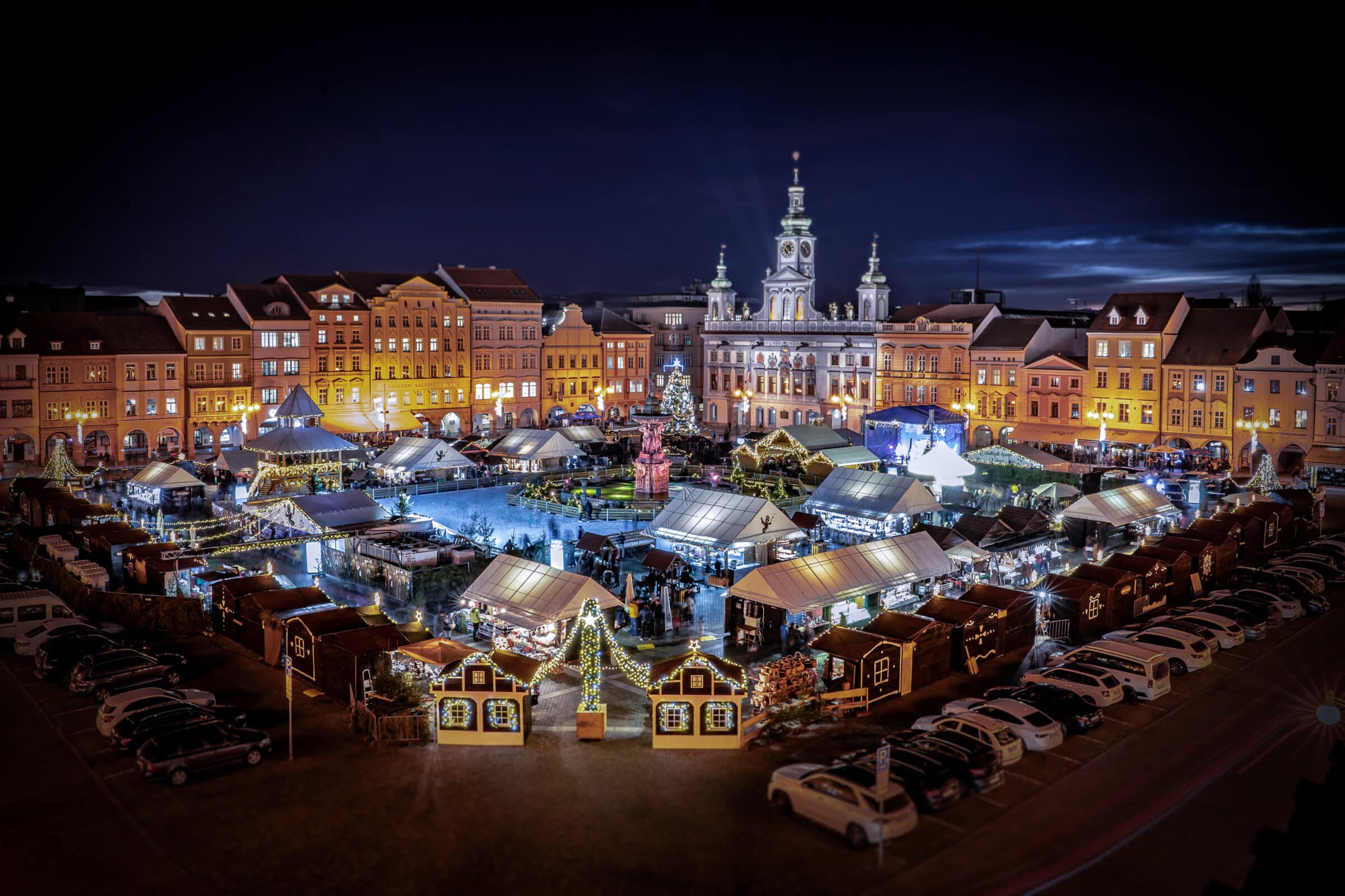 Kerstmarkten Tsjechië 2023 | České Budějovice | Foto door VisitCzechia