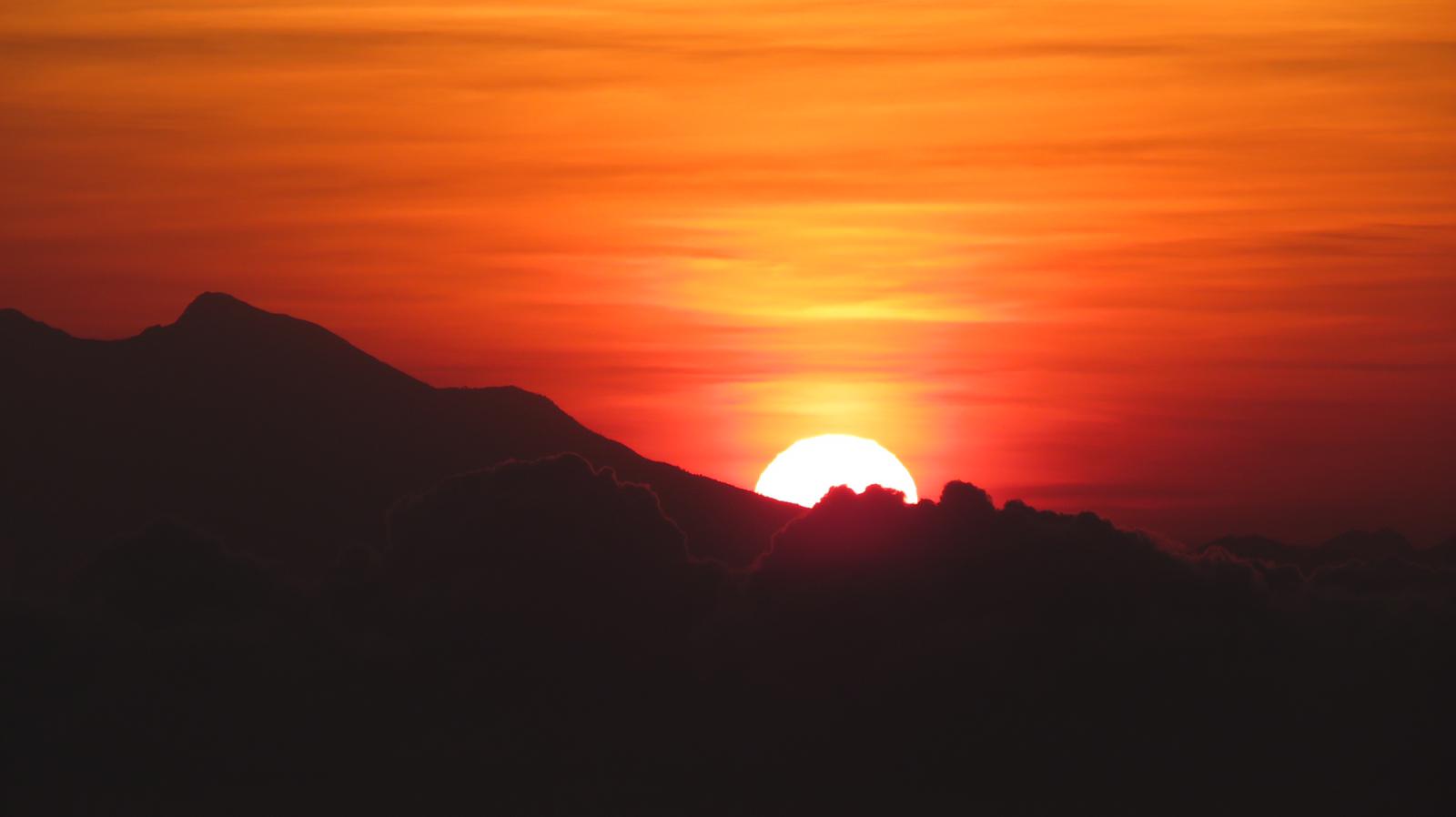 Sunrise op Mount Batur