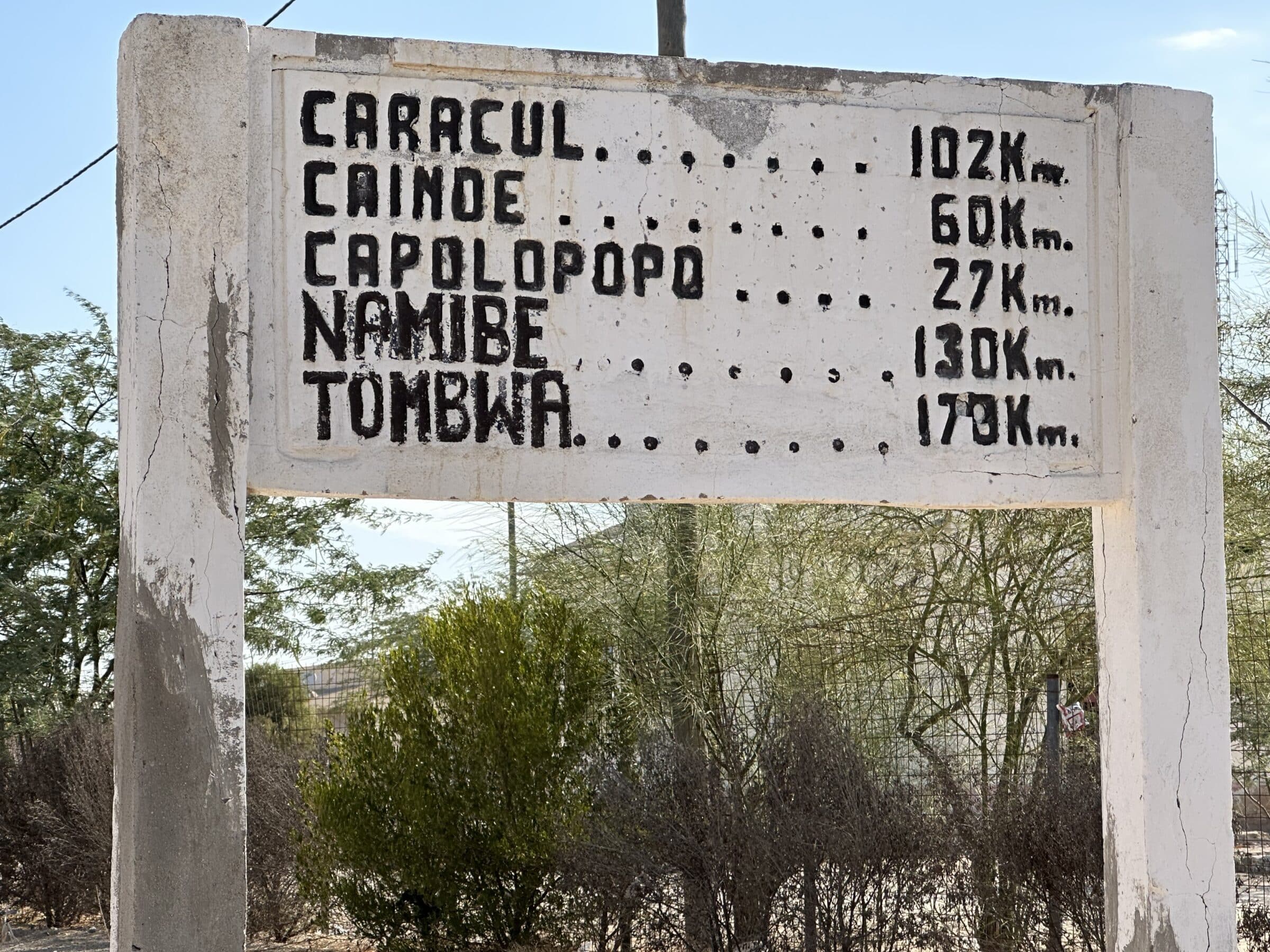 Prometni znak | Obilazak Angole
