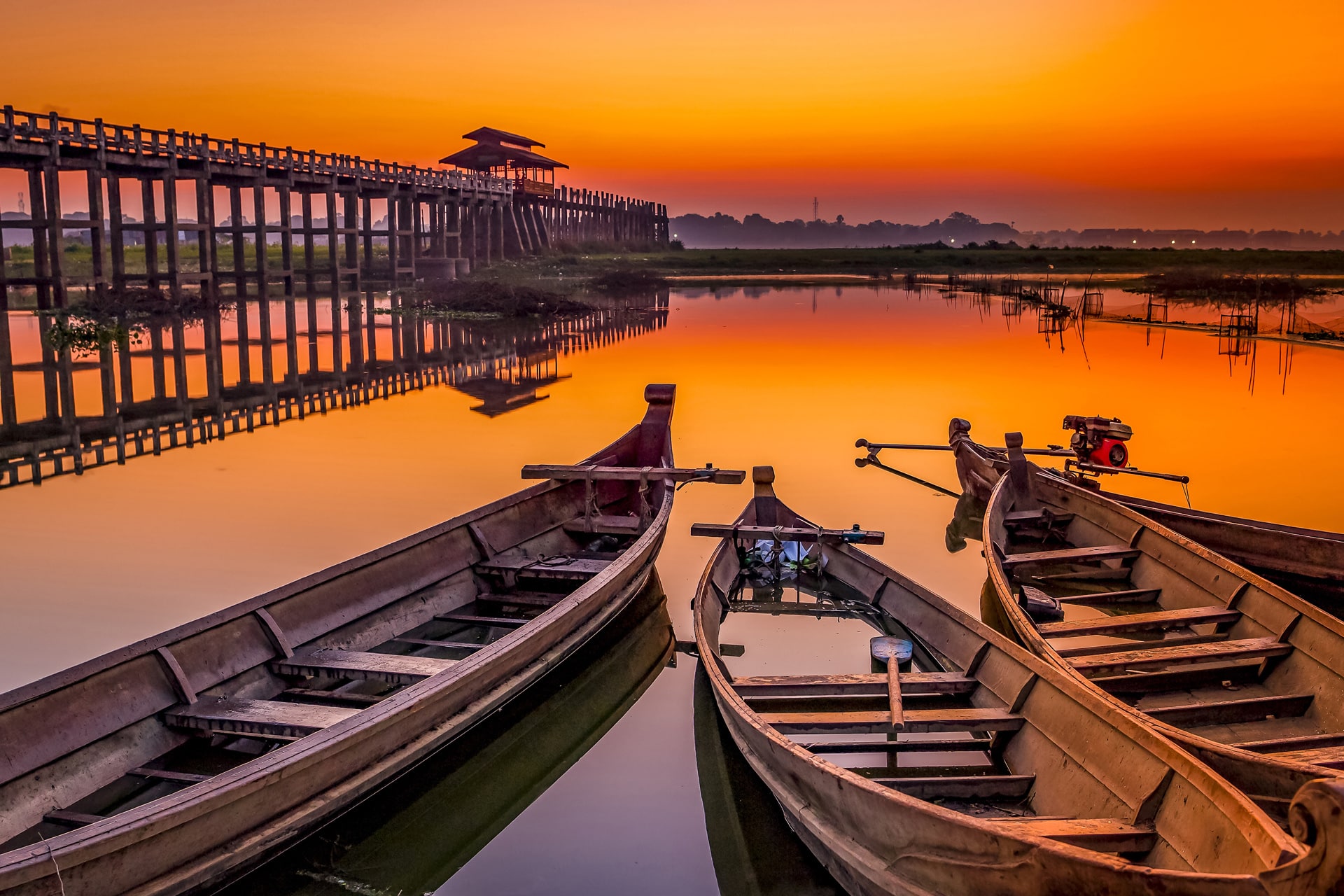 Die U-Bein-Brücke Mandalay | Myanmar