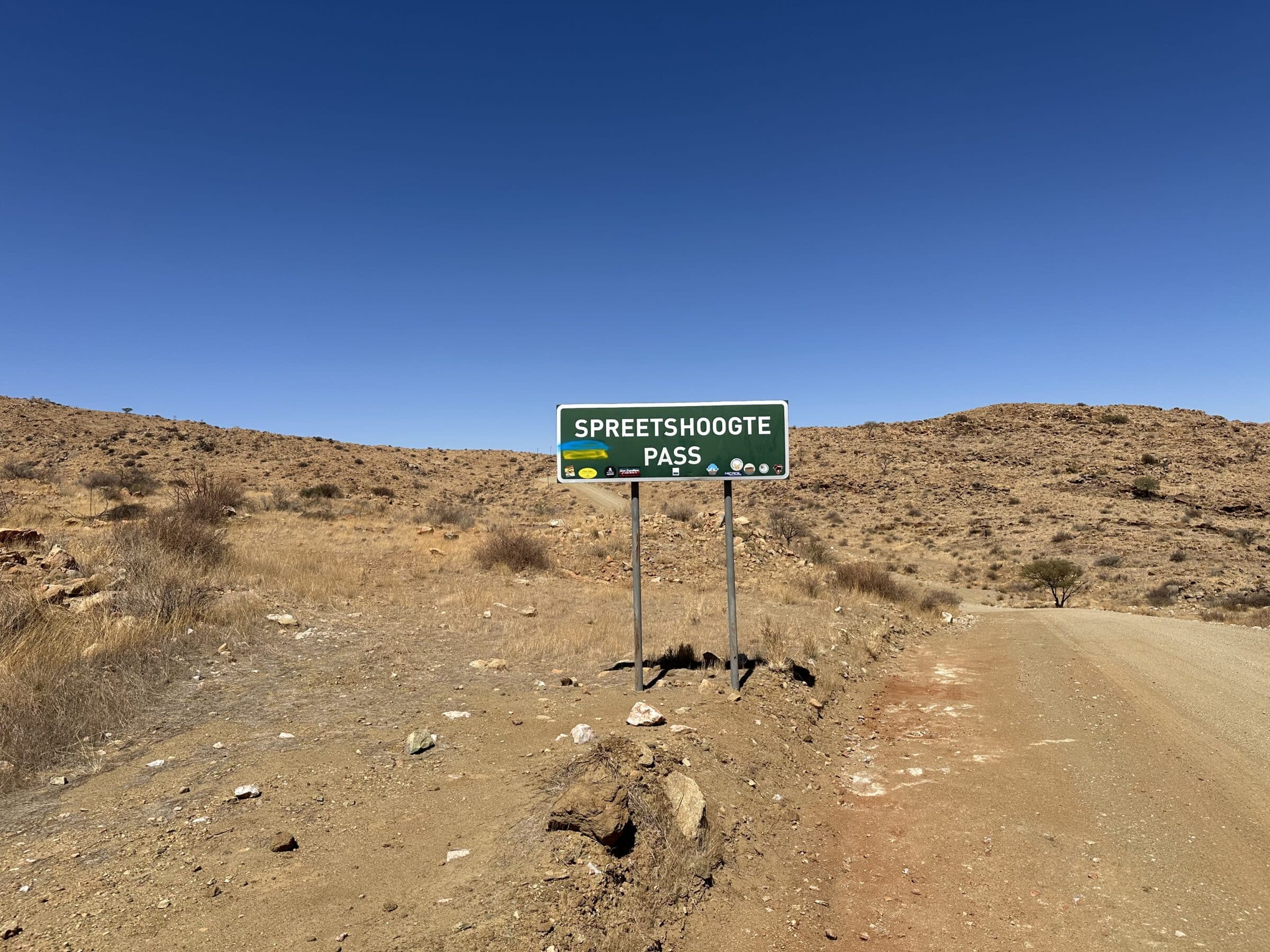 Spridningshöjd steg 1 | Överlandning i Namibia