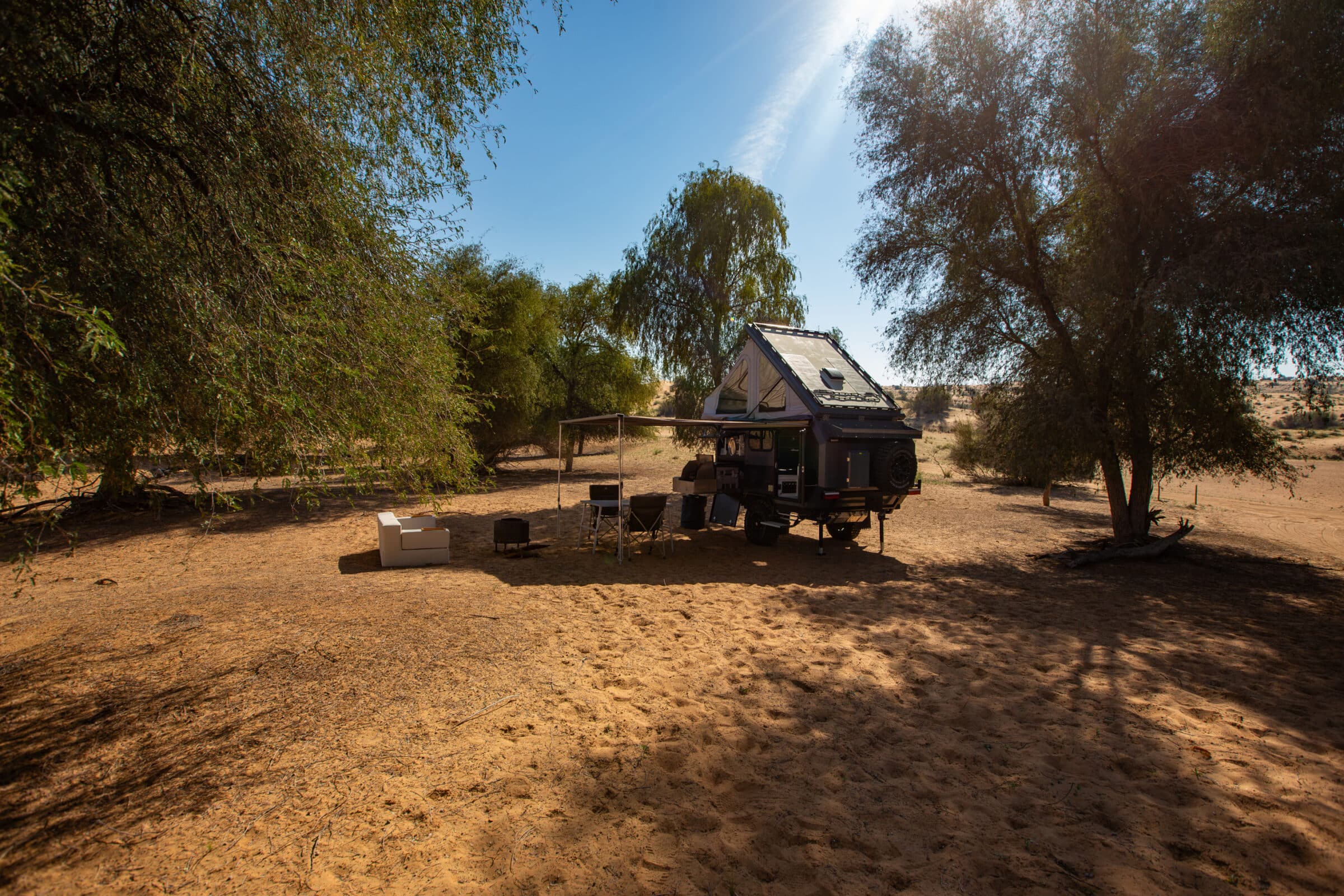 Camping med tagtelt på din trailer