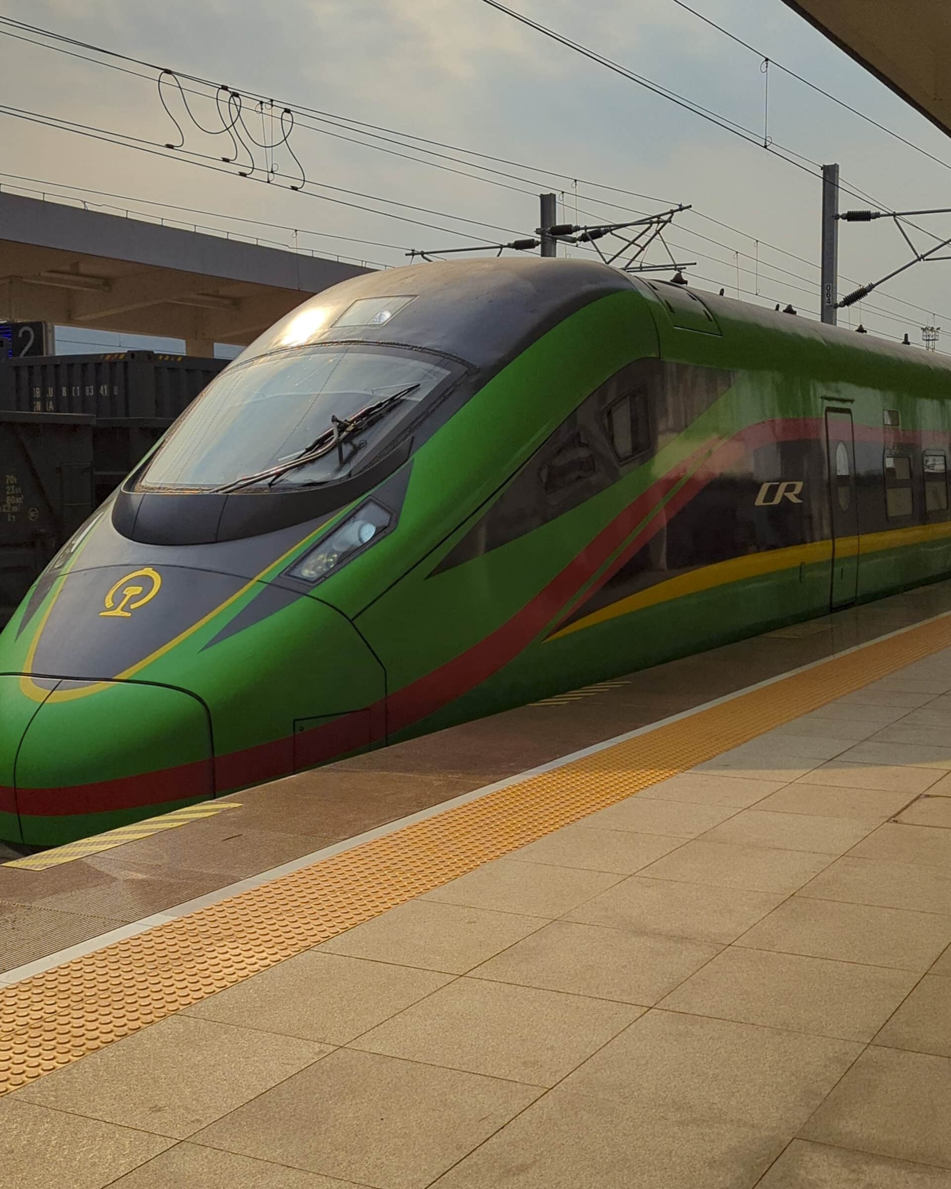 One of the Chinese LCR trains