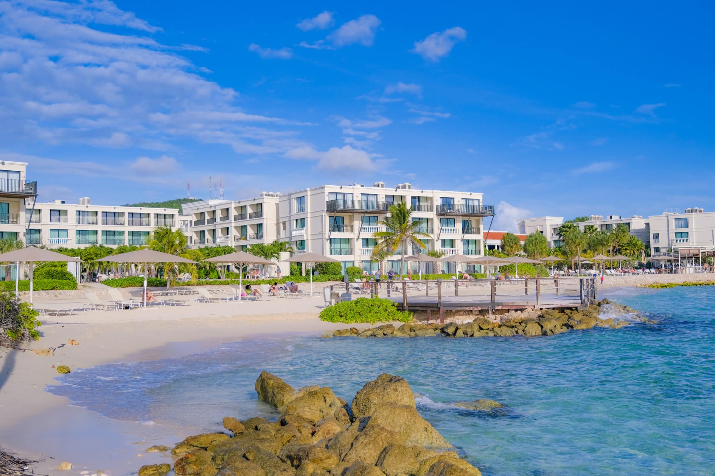 Het strand van Curaçao Marriott Beach Resort