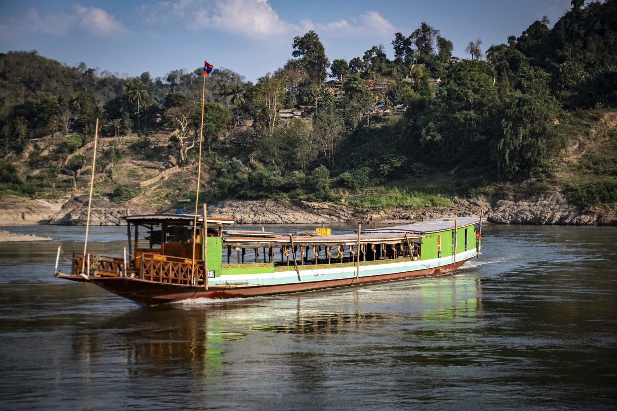 Een Mekong River cruiseboot  | The Mekong River Cruise