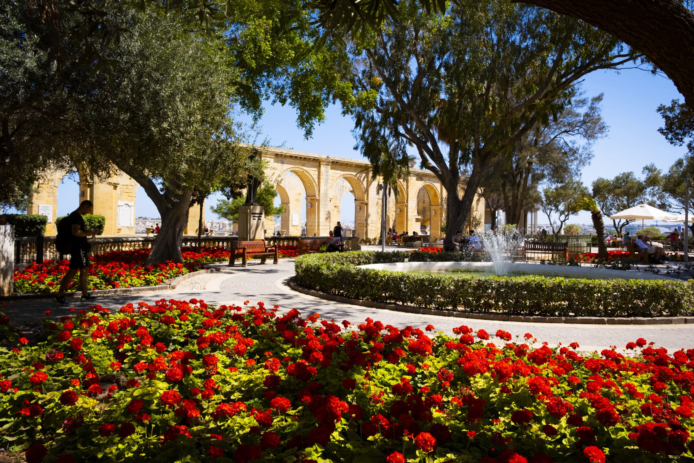 Upper Barrakka fountain | Malta