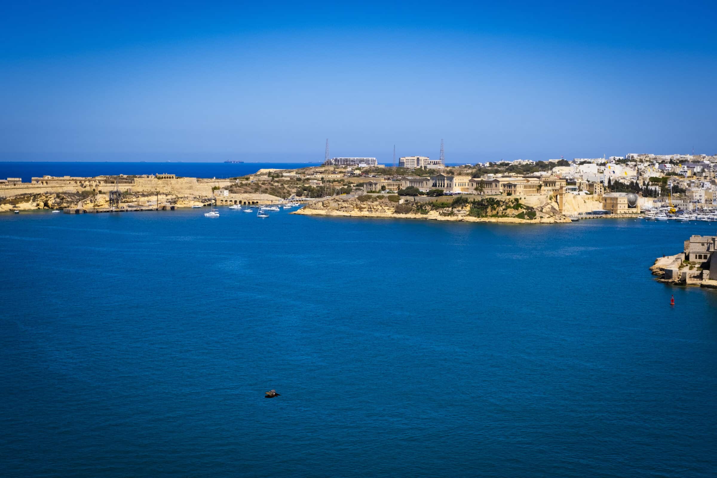 Uitzicht op 'the three cities' vanaf Upper Barrakka | Malta