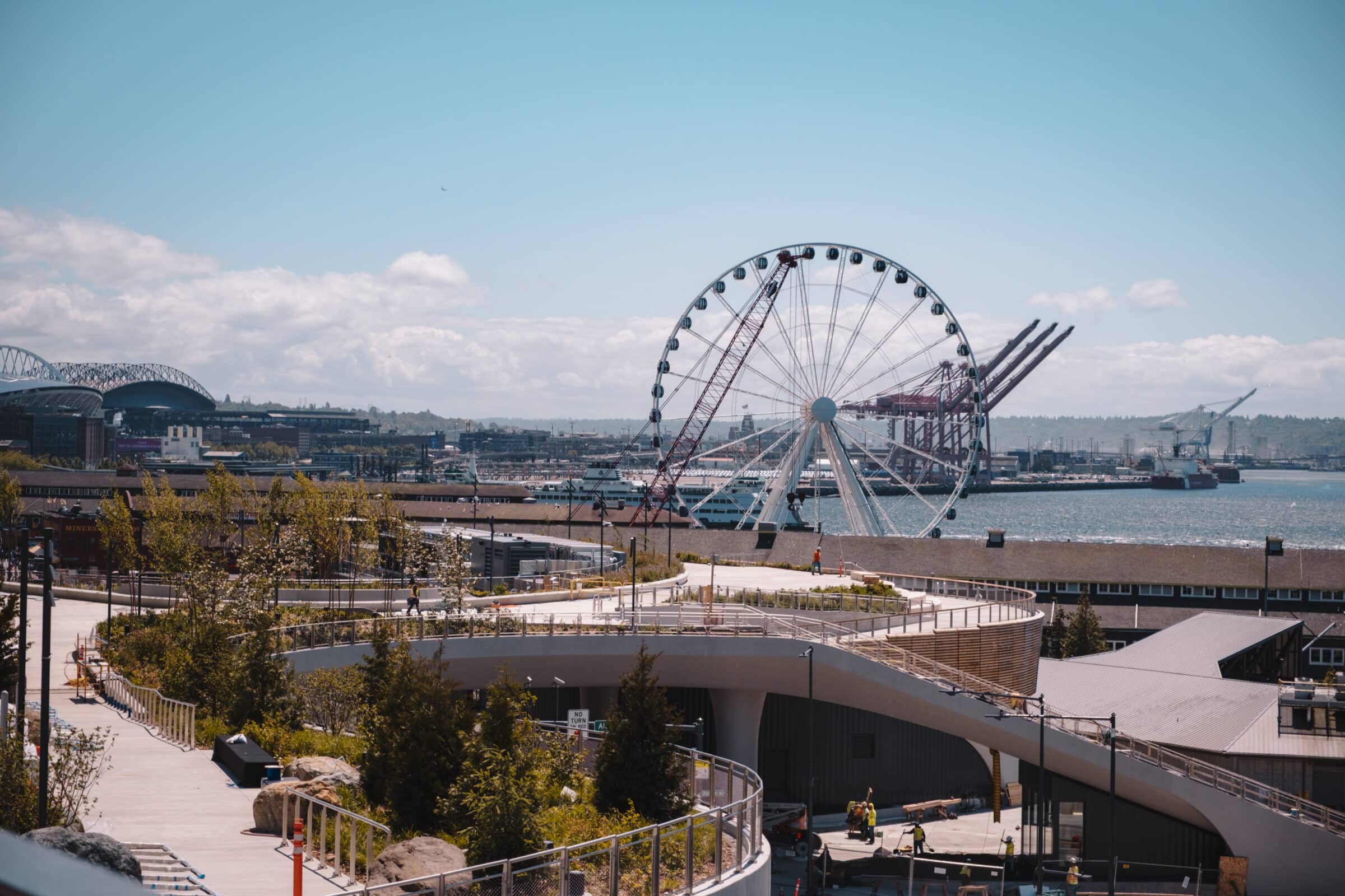 Het reuzenrad in Seattle