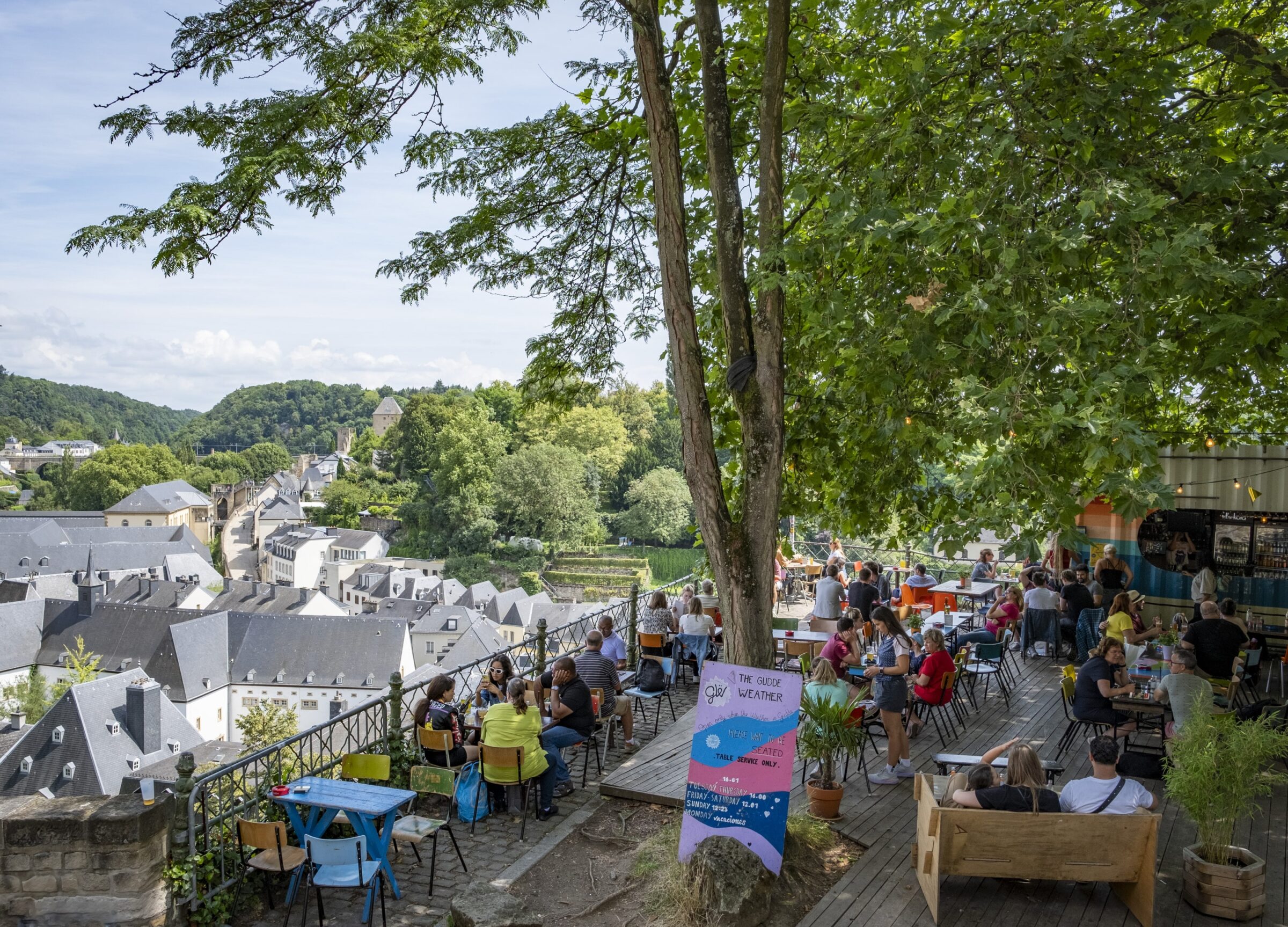 De Gudde Wëllen met uitzicht