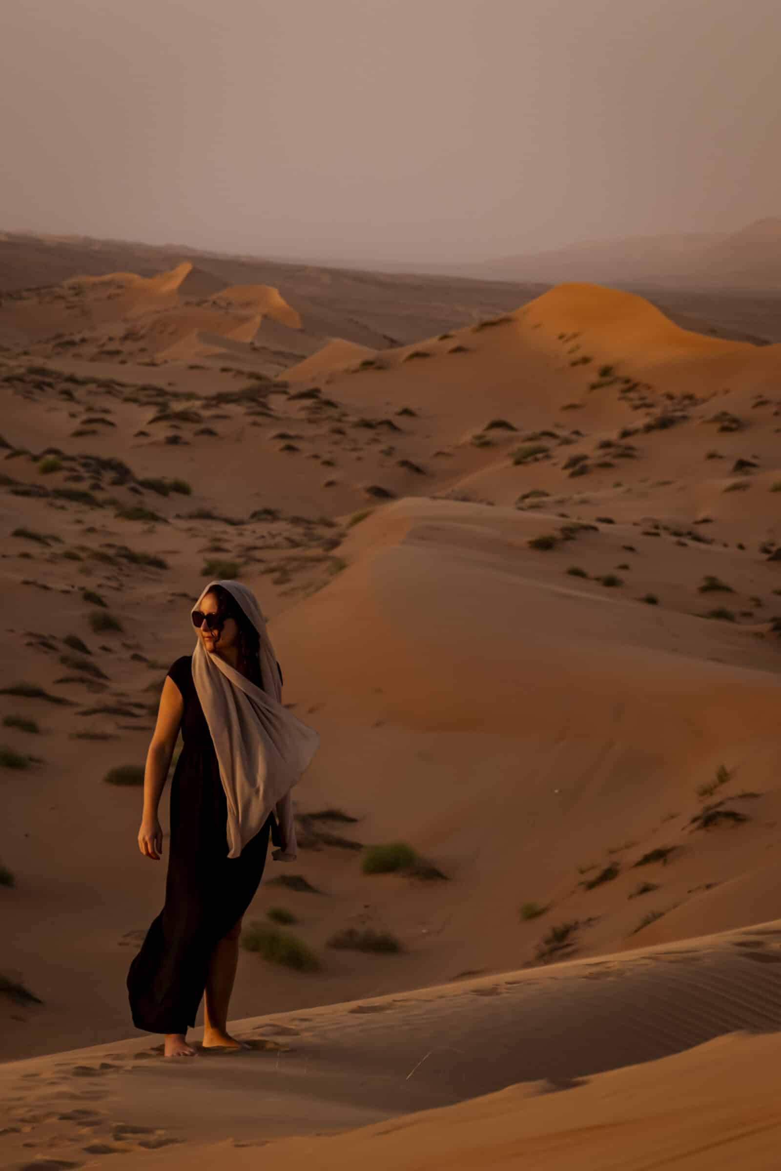 Fotoshoot in Wahiba Sands