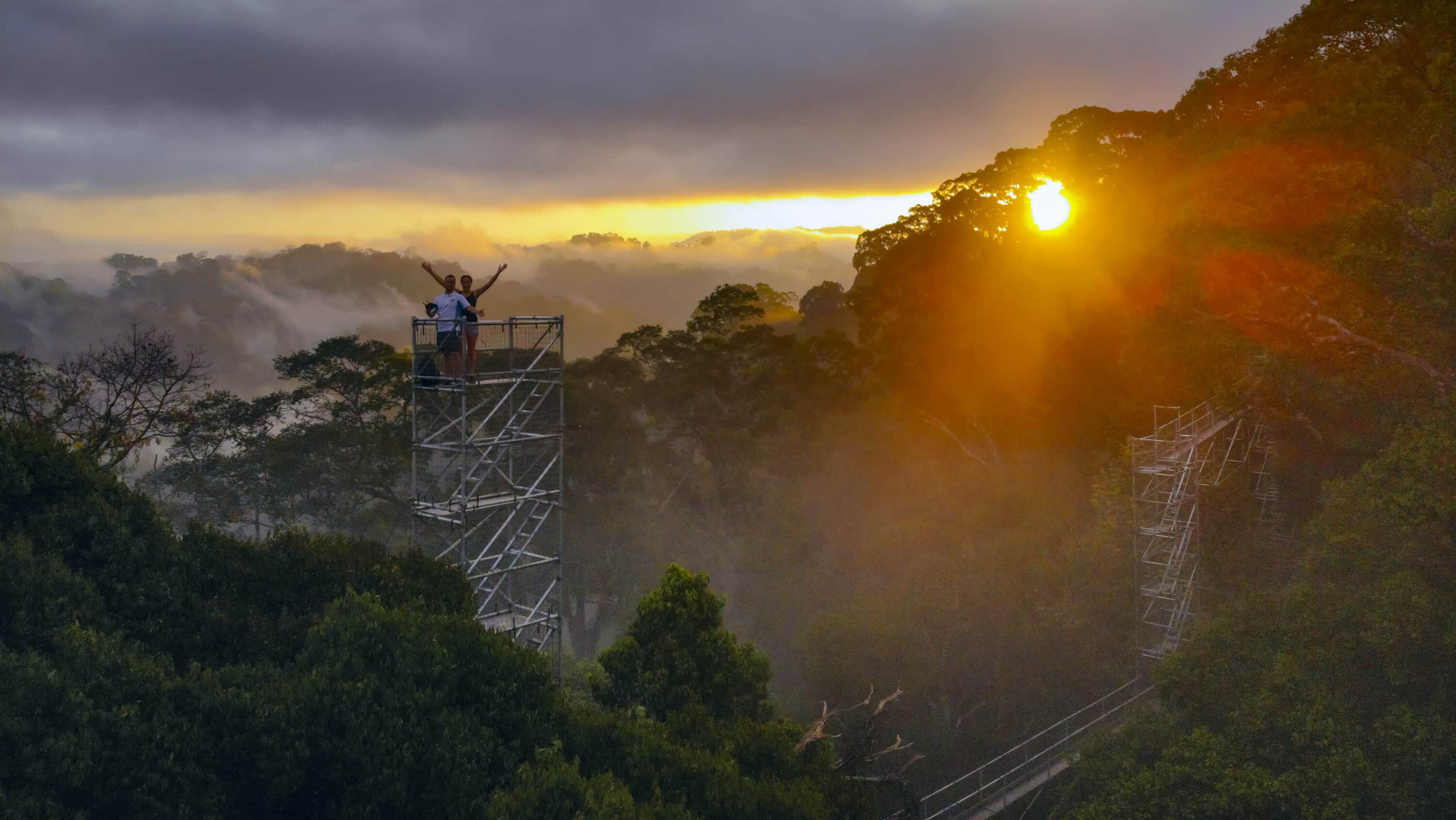 Canopy Walk - Ulu Ulu Resort Brunei