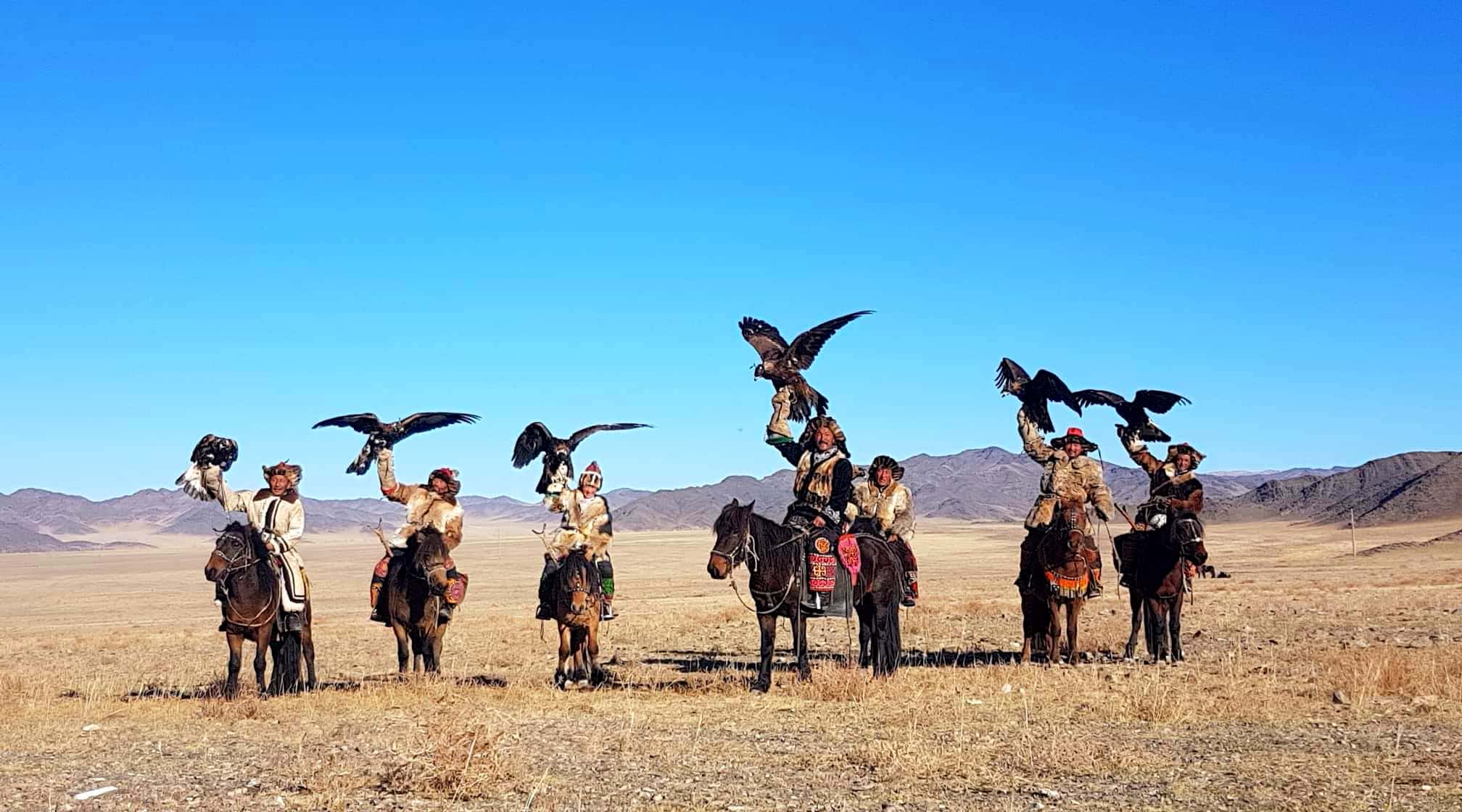 De nomaden die Tamar leerde jaren met een adelaar