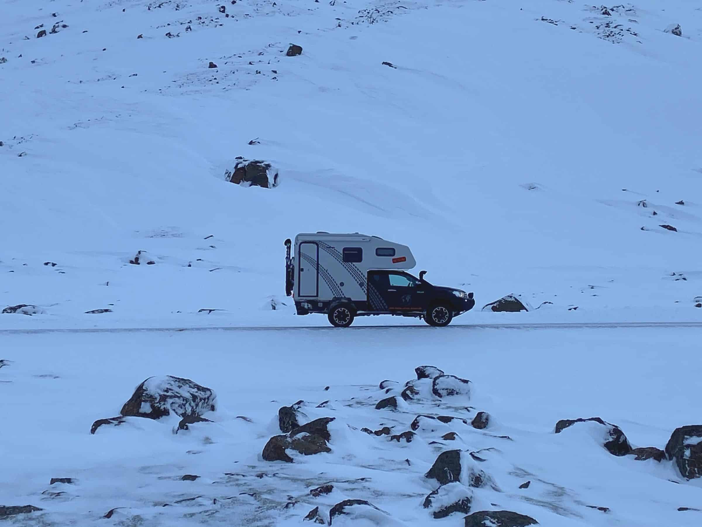 De NoFear 4x4 camper in IJsland