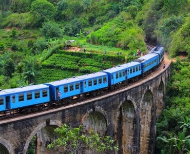 列車の旅程 スリランカ